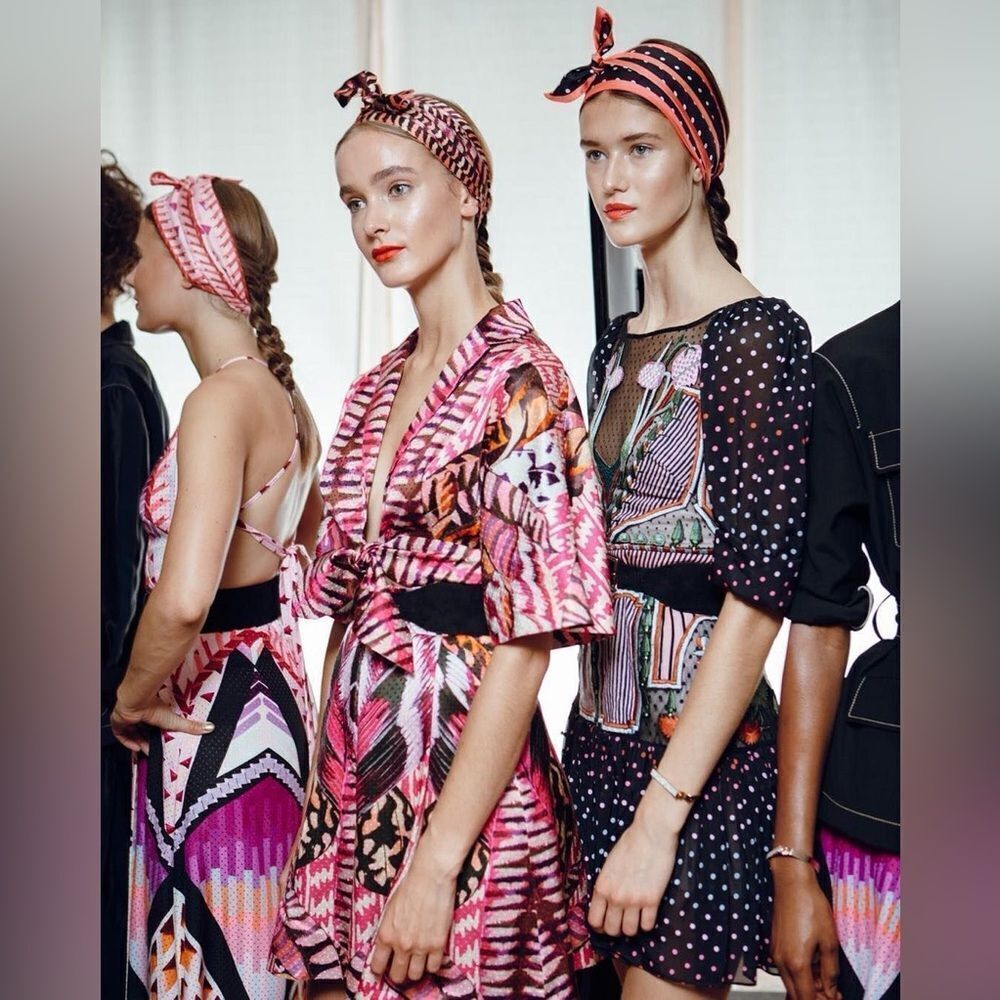 Temperley London Spring/Summer 2018 Collection Amaryllis Garden Leaf Blouse - Picture 3 of 16